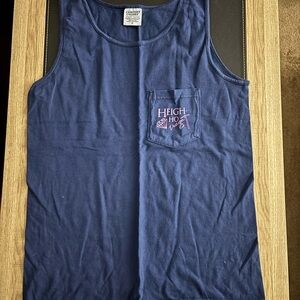 Navy Blue Happily Ever After tank